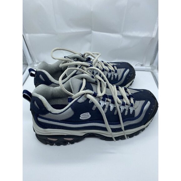 Skechers Steel Toe Work Shoes Women's Size 8 Navy Slip Resistant Comfort Safety - Picture 6 of 12